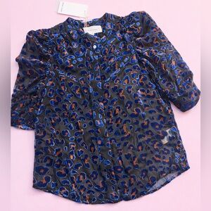 Dear John Leopard Print Blouse – NWT